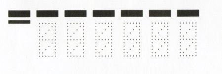 Трафарет для написания индекса