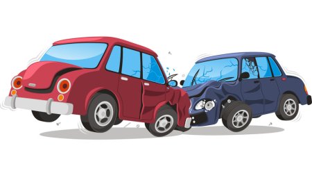 Дорожно транспортное происшествие изображение на прозрачном фоне