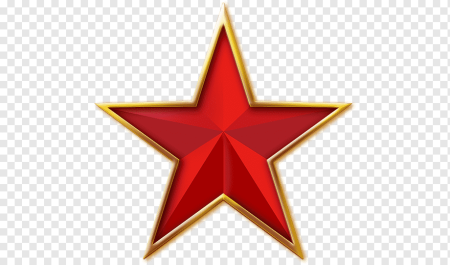 Золотая пятиконечная звезда