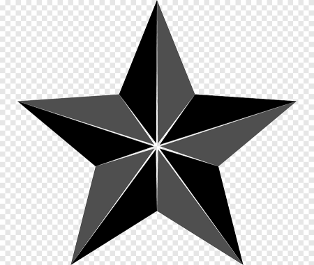 Пятиконечная Золотая звезда вектор