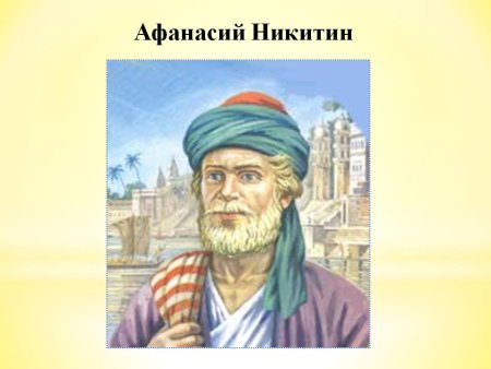 Афанасий Никитин путешественник