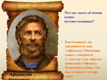 Великий русский путешественник Афанасий Никитин