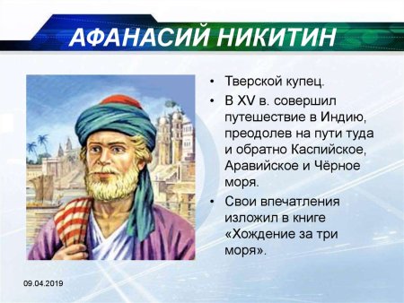 Тверской купец Афанасий Никитин