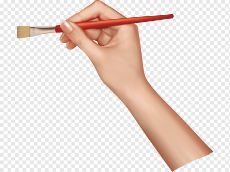Рука с кисточкой