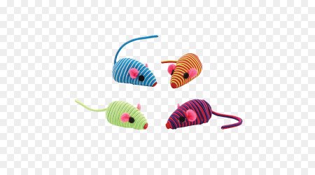 Игрушки для кошек на прозрачном фоне