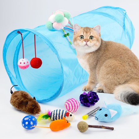 Игрушки для кошек на прозрачном фоне