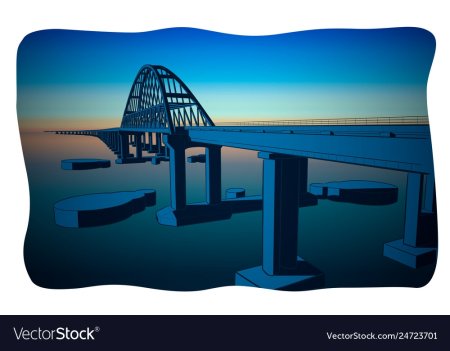 Крымский мост векторный