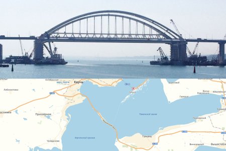 Мост через Керченский пролив рисунок