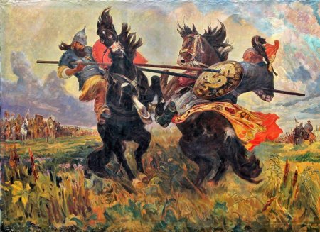 Пересвет и Челубей Куликовская битва