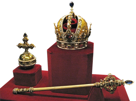Корона императора скипетр держава