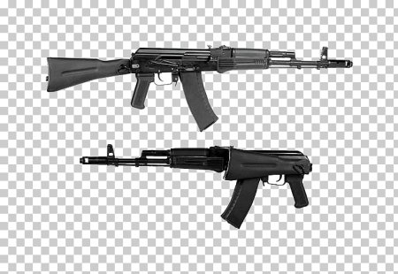 АК 47 вид сбоку