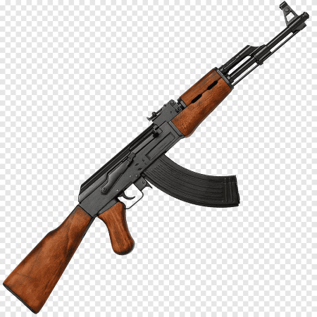Автомат черно белый