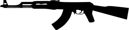 Автомат АК 47 вектор