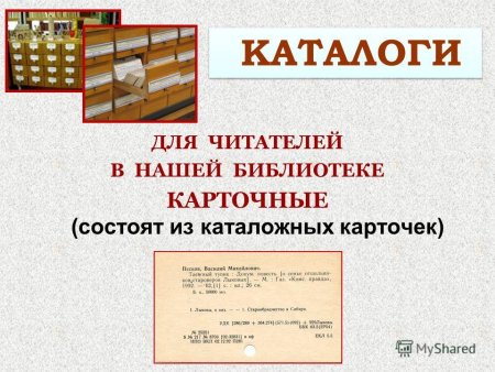 Алфавитный указатель в библиотеке