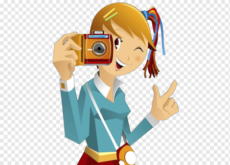 Персонаж с фотоаппаратом