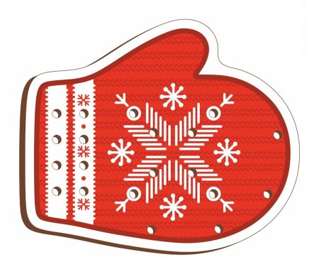 Рукавичка домик