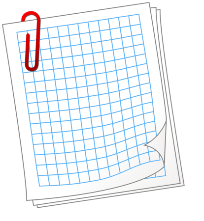 Тетрадный листок