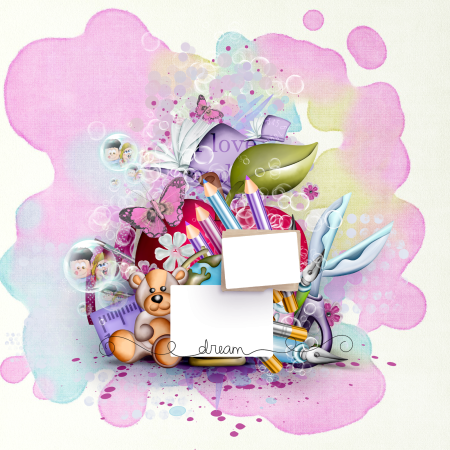 Школьный скрап набор