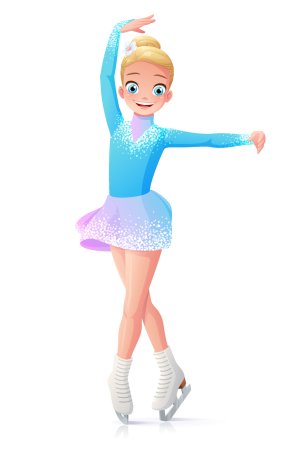 Мультяшные фигуристы