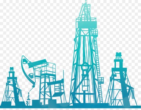 Нефтяная вышка силуэт