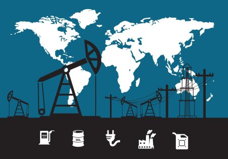 Нефть иллюстрация