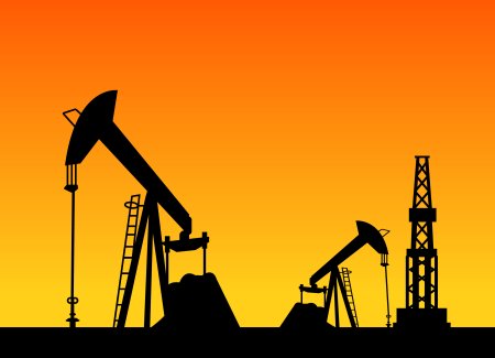 Нефтяная вышка вектор