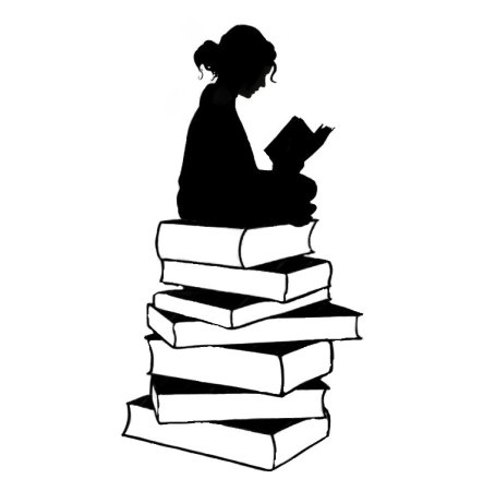 Человек с книгой без фона
