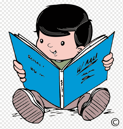 Человек с книжкой рисунок