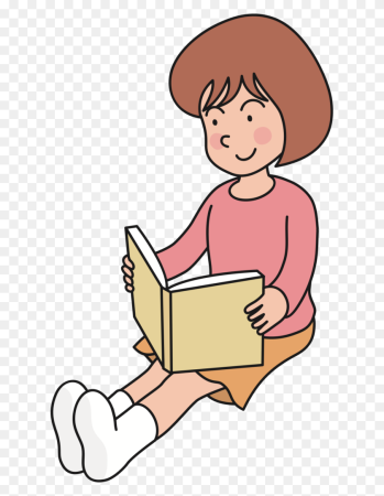 Чтение книги клипарт