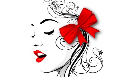 Красота на белом фоне