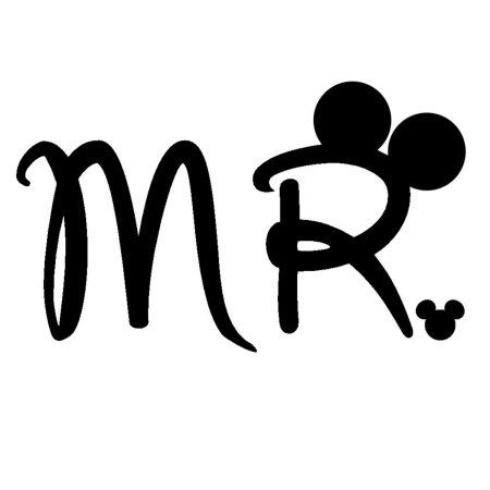 Надпись Mr и Mrs