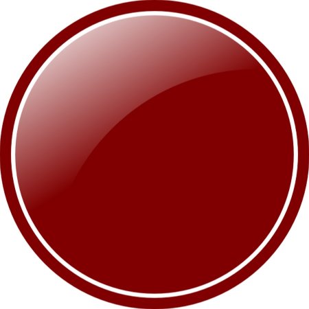 Красная круглая обводка