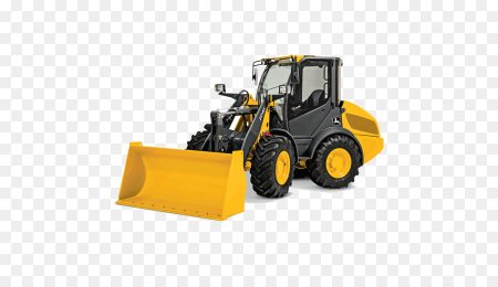 Желтый трактор JCB