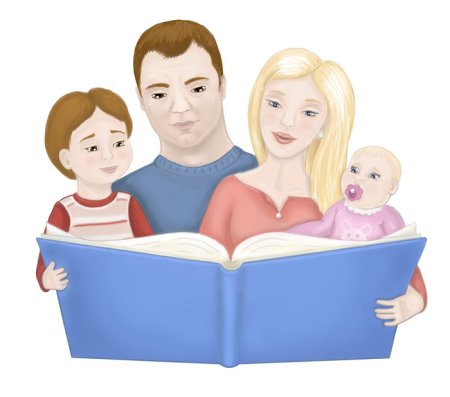 Читающая семья