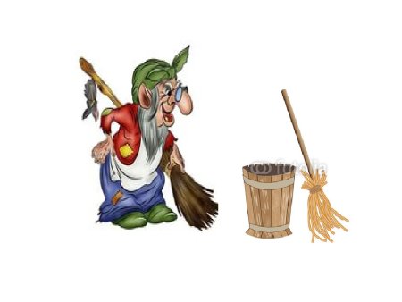 Баба Яга в ступе