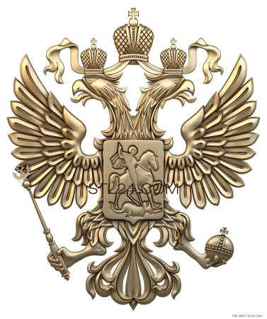 Герб РФ 3d модель STL