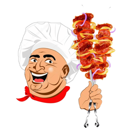 Повар с шашлыком