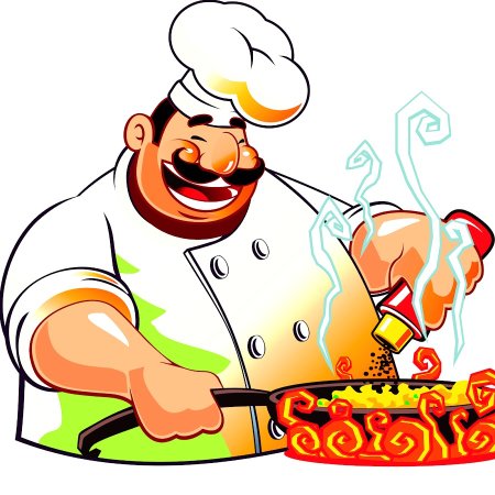 Повар с шашлыком