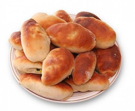 Тарелка с пирогами