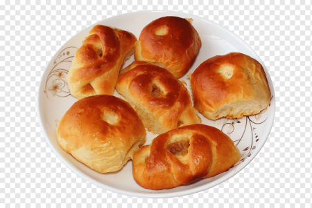 Булочки на тарелке