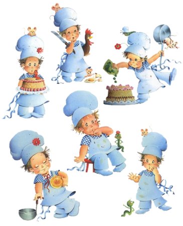 Поварята мультяшные