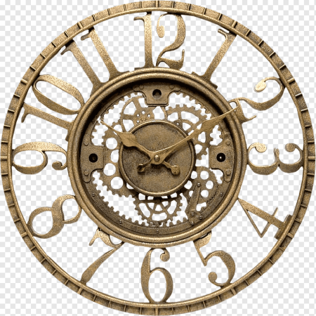 Часы Banjo Clock Gear Wall Antique