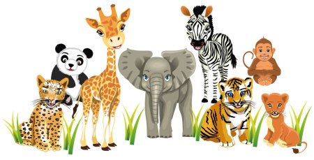 Клипарт животные на прозрачном фоне