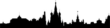 Силуэт города Москва