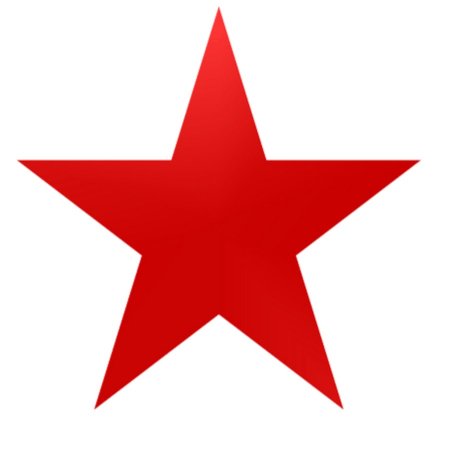 Звезда красного цвета