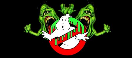 GHOSTBUSTERS на белом фоне