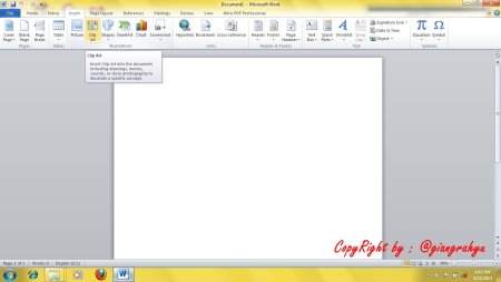 Clipart в Ворде 2010