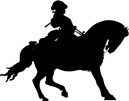 Всадник силуэт