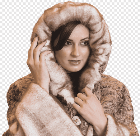 Женщина в шубе