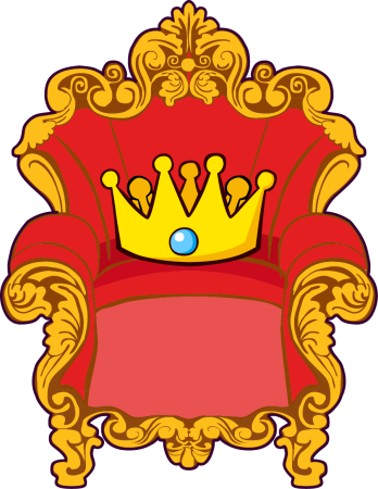 Царский трон вектор